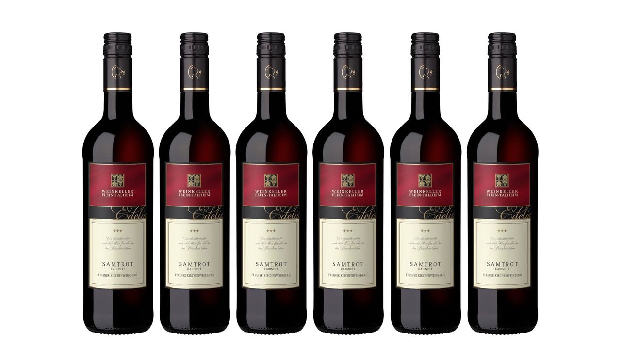 Württembergische WZG Fleiner Kirchenweinberg Samtrot Kabinett 0,750 Ltr. 6er Karton