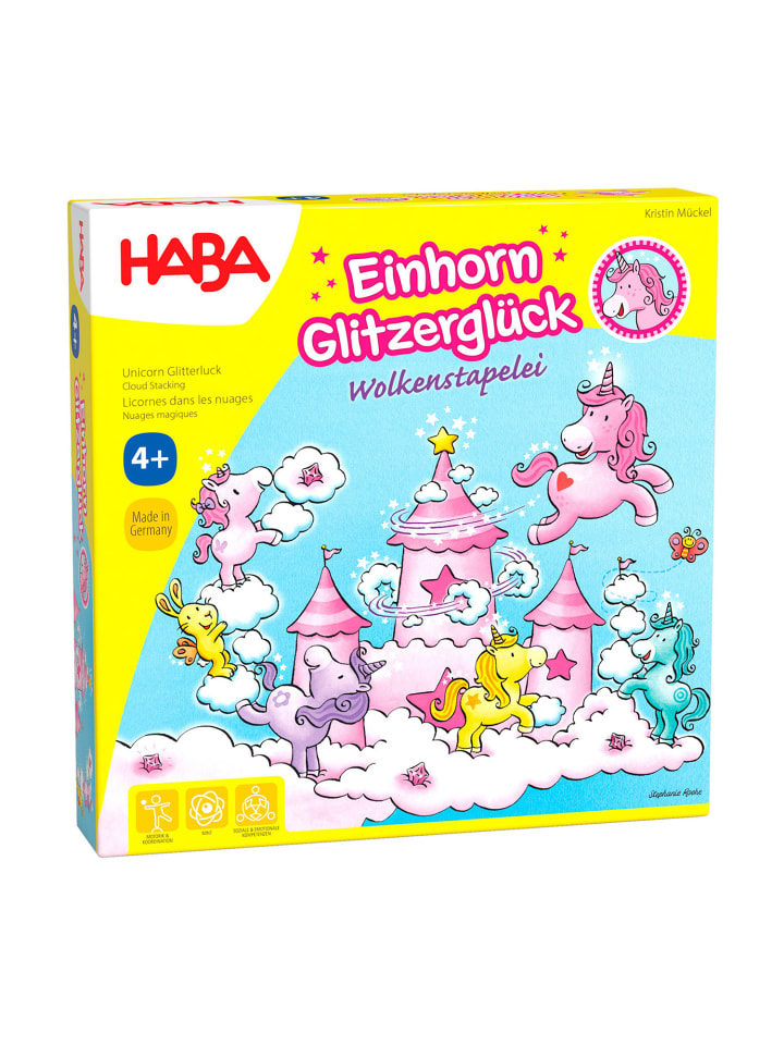 Haba Stapelspielzeug Einhorn Glitzerglück – Wolkenstapelei in mehrfarbig günstig kaufen onesize