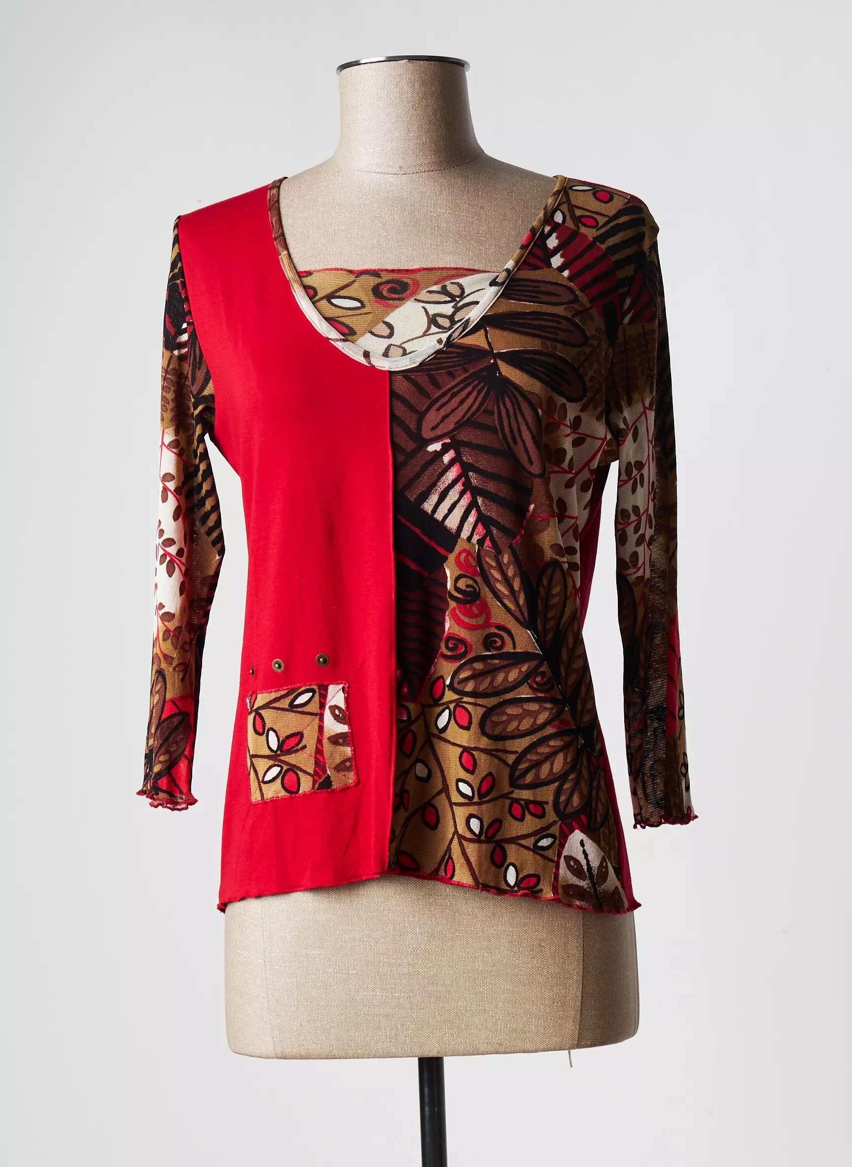 Mia Soana Tops Femme couleur rouge