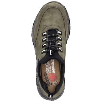 Rieker Slip On Sneaker in grün