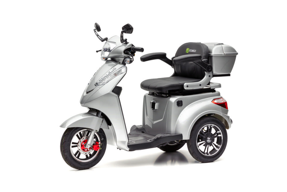 Econelo Elektro Dreiradroller S1000 Silber