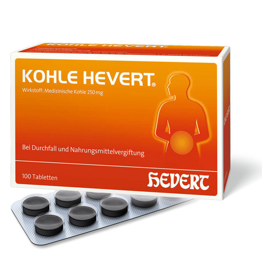 KOHLE Hevert Tabletten  100 St  Tabletten