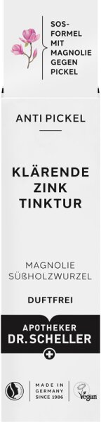 Dr. Scheller Anti Pickel Klärende Zink Tinktur Anti-Pickelpflege