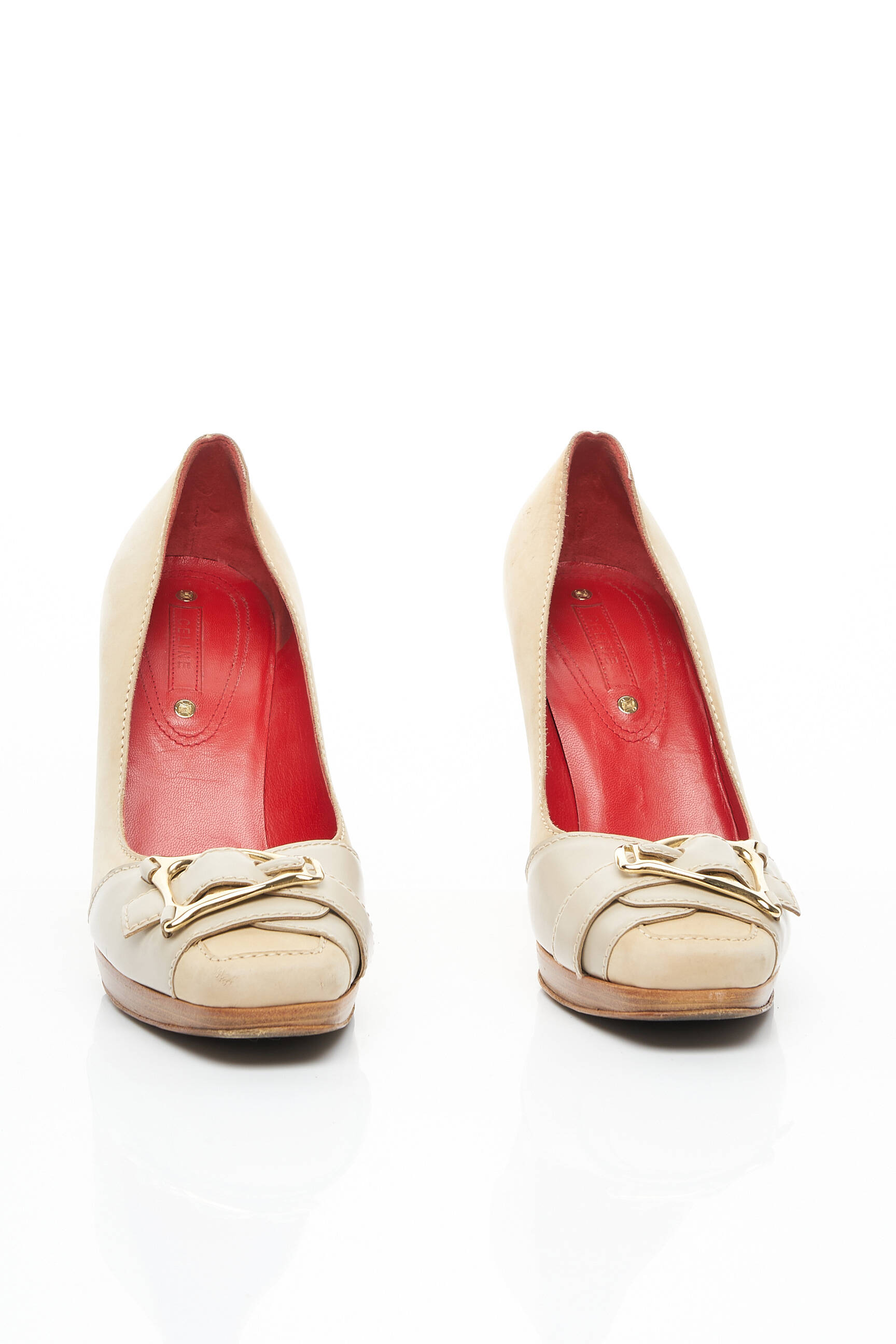 Celine Escarpins Femme couleur beige