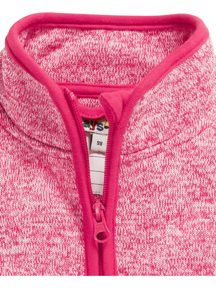 Playshoes Strickfleece-Jacke in Pink günstig kaufen