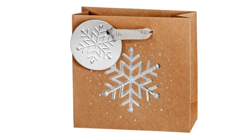 bsb Geschenktasche Let it snow klein