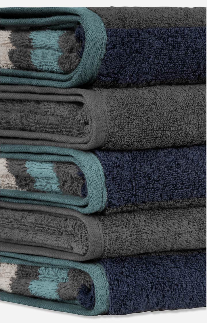 Handtuch Uni-Cornflower, Anthrazit  - im JOOP!
