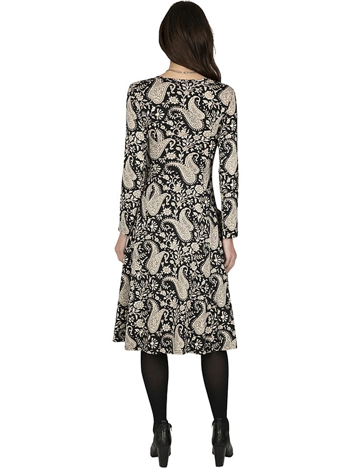 Aller Simplement Kleid in Schwarz/ Beige günstig kaufen 38/40