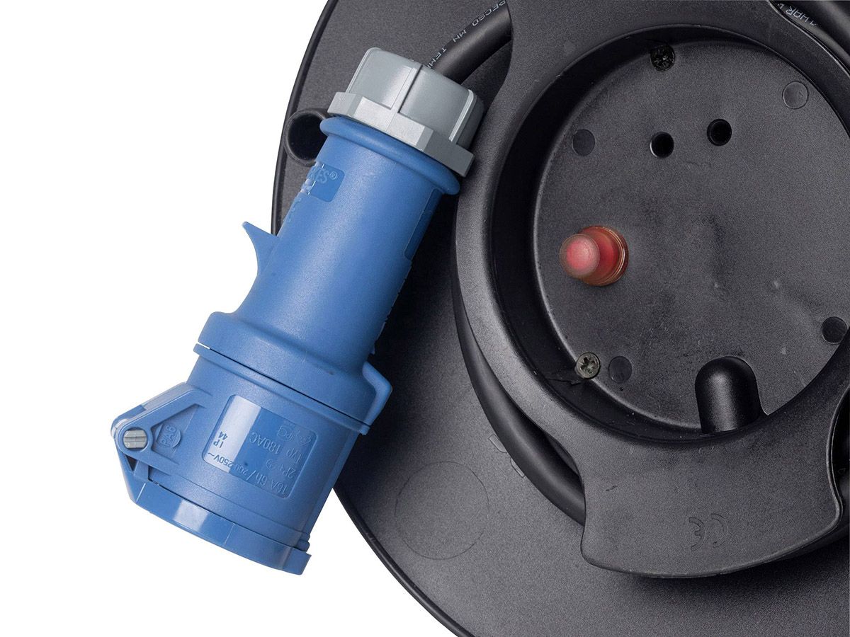Schwabe CEE 25 Meter Camping Kabeltrommel