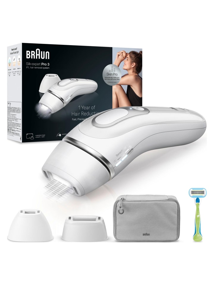 Braun IPL Haarentferner IPL Silk·expert Pro 3 PL3122 in Weiß günstig kaufen onesize
