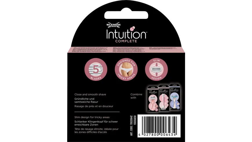 Wilkinson Sword Intuition Complete Klingen