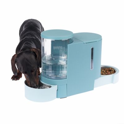 TIAKI Futter- und Wasserspender, hellblau