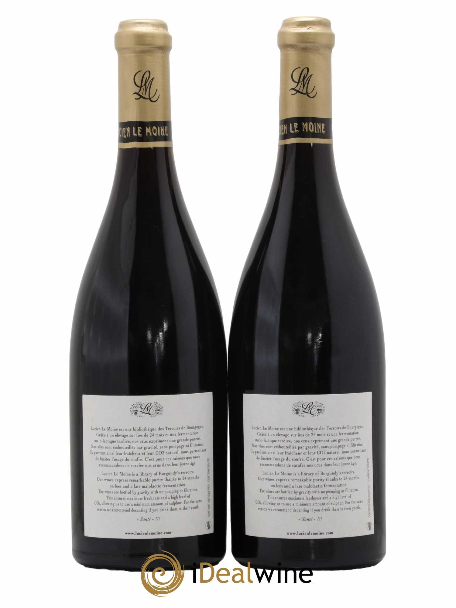 Mazis-Chambertin Grand Cru Lucien Le Moine  2016 - Lot de 2 Bouteilles