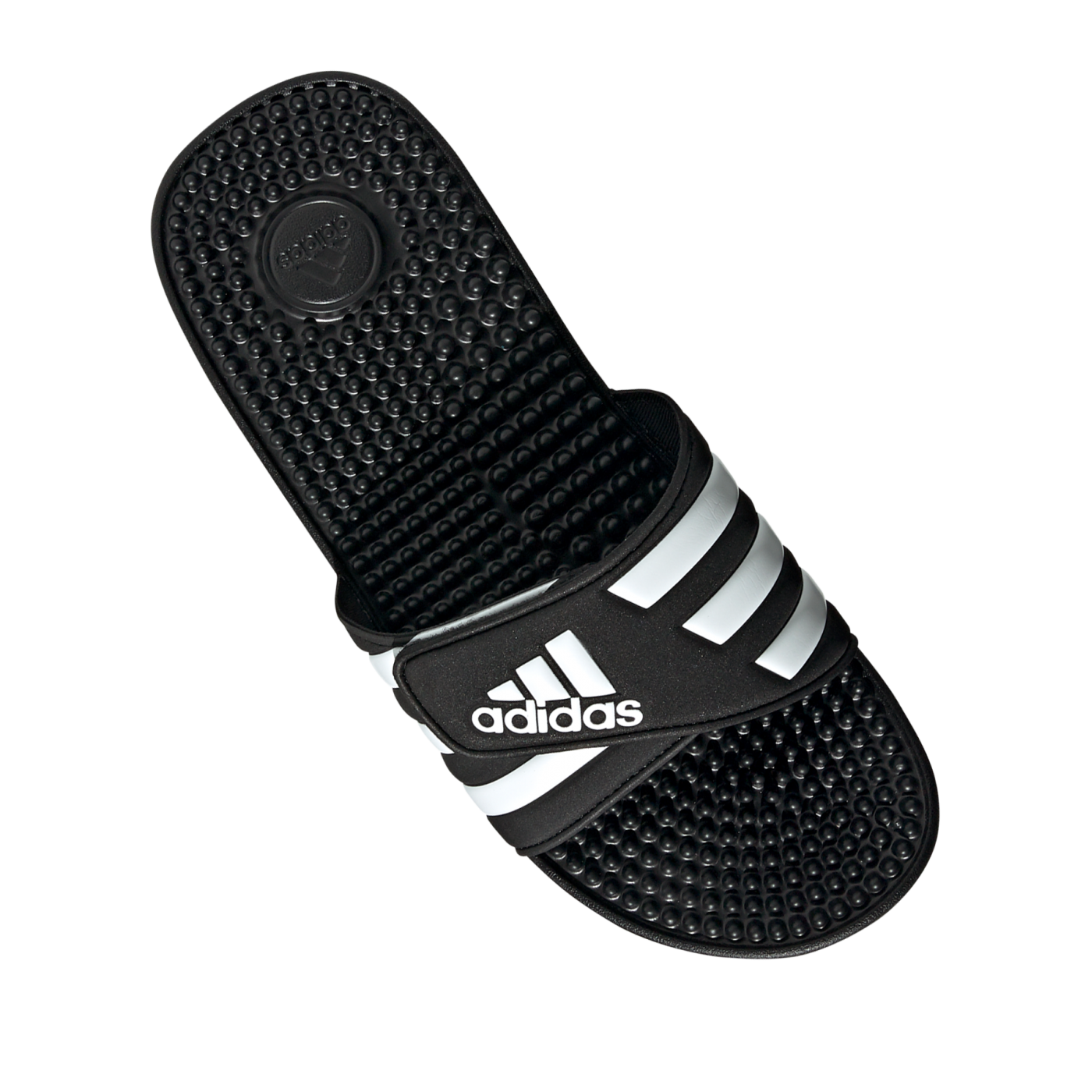 adidas Adissage Badelatsche Schwarz Weiss