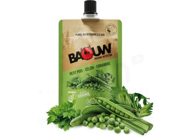 Baouw Purée nutritionnelle bio - Petit pois - Céleri - Coriandre