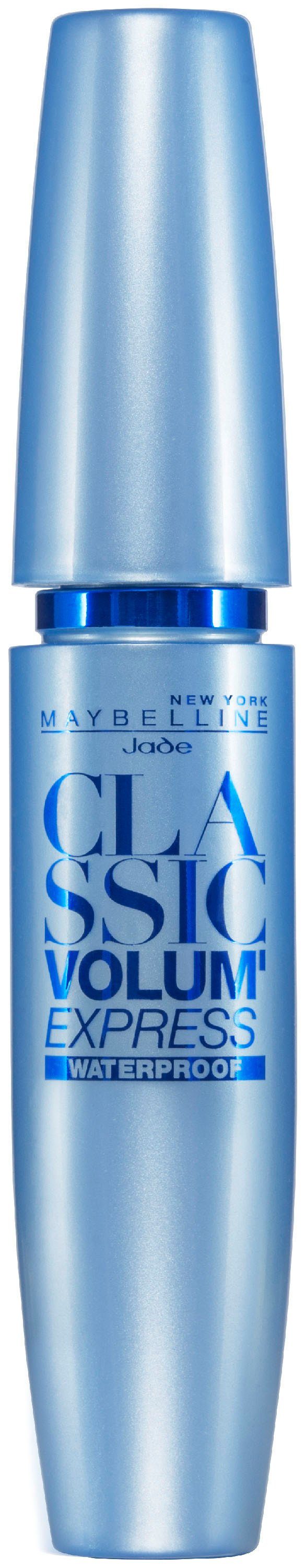 MAYBELLINE NEW YORK Mascara Volum'Express waterproof, Spezielle Bürste
