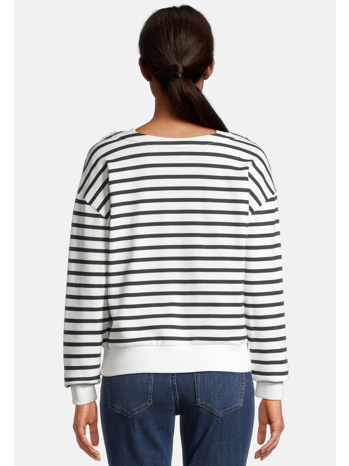 Salzhaut Sweatshirt LAFF in Navy Offwhite günstig kaufen