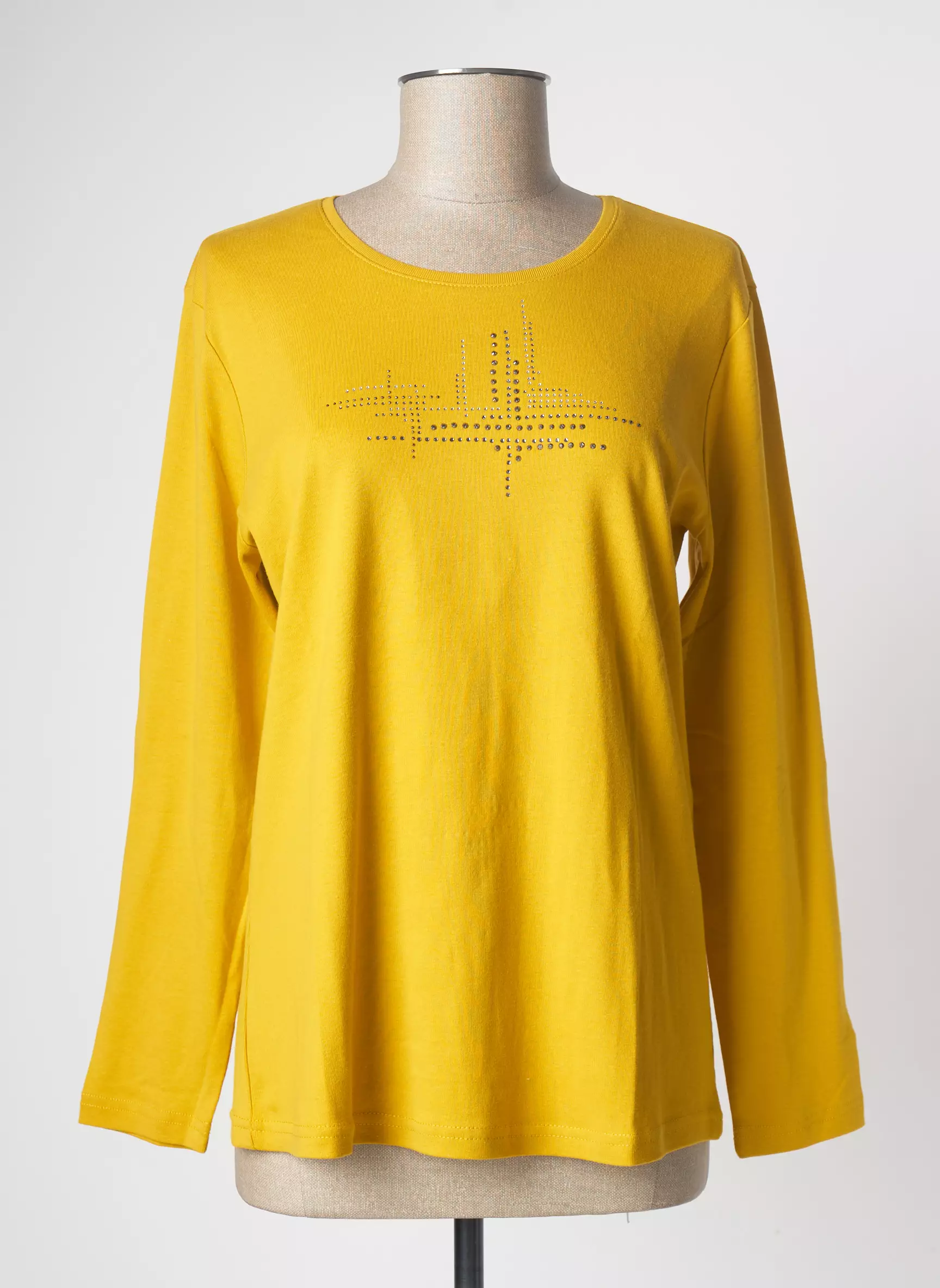 Signature Tshirts Femme couleur jaune