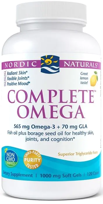 Nordic Naturals Complete Omega 1270 mg, okus limuna, kapsule