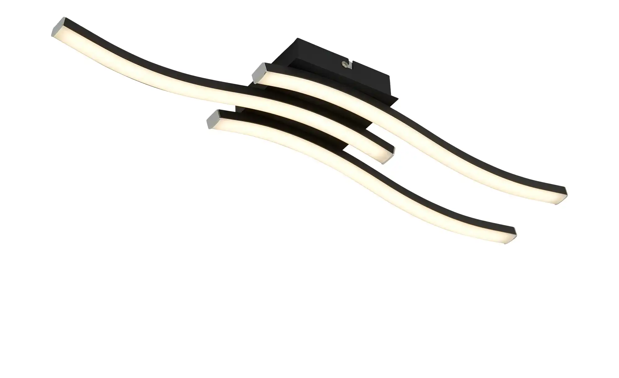 Trio LED-Deckenleuchte, 3-flammig, schwarz