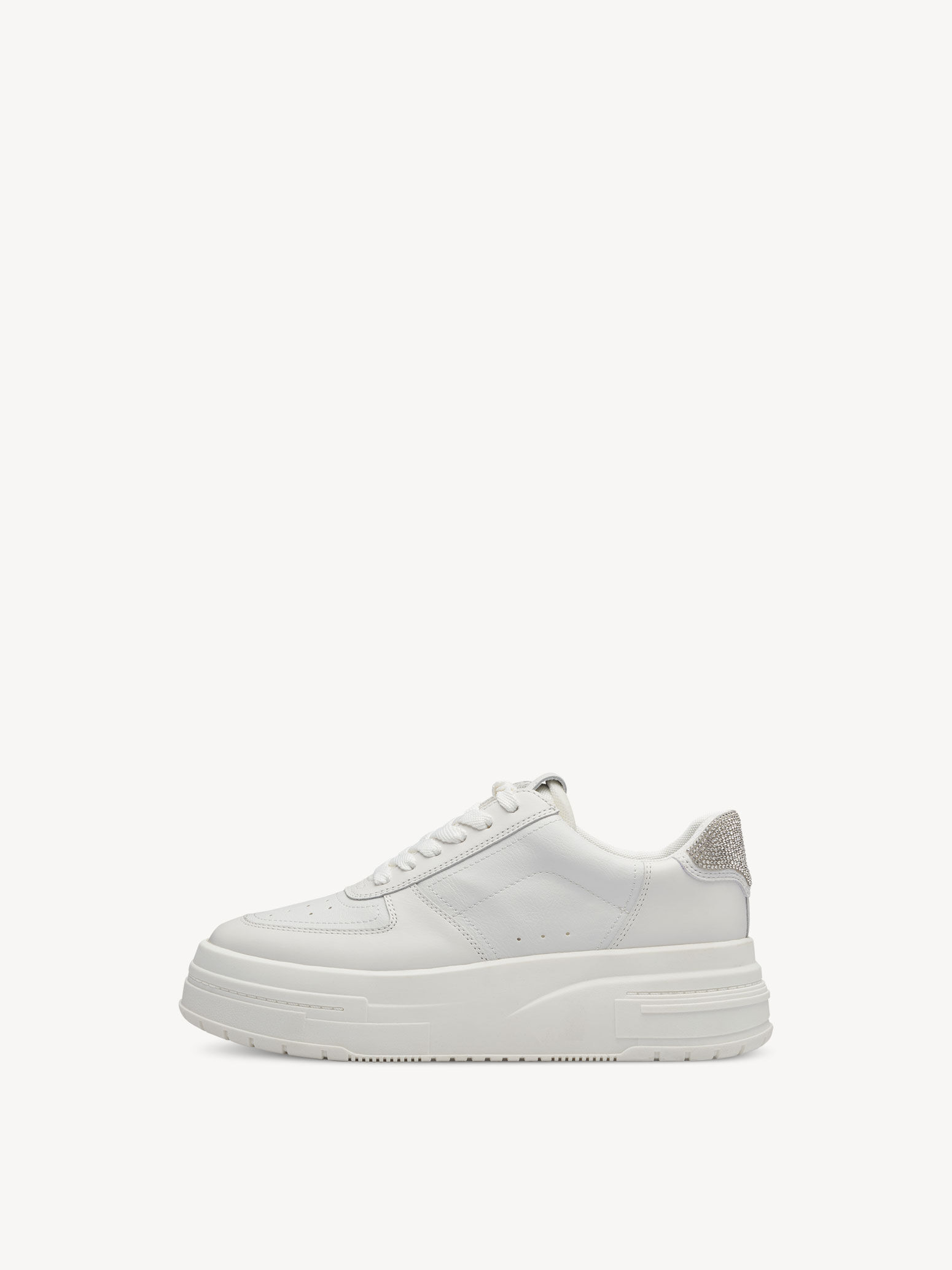 Basket en cuir - blanc