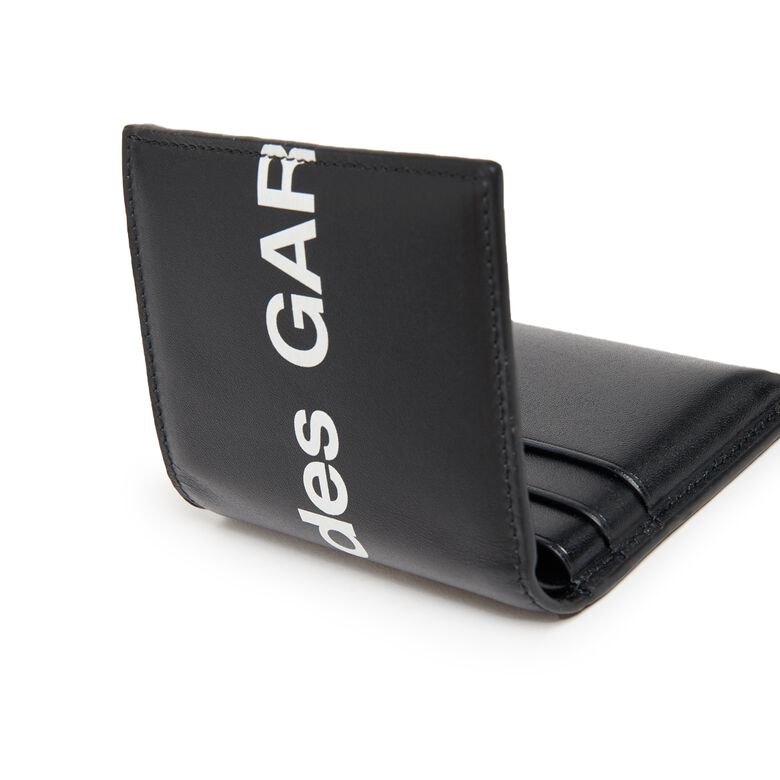 Comme des Garcons Wallet Huge Logo black