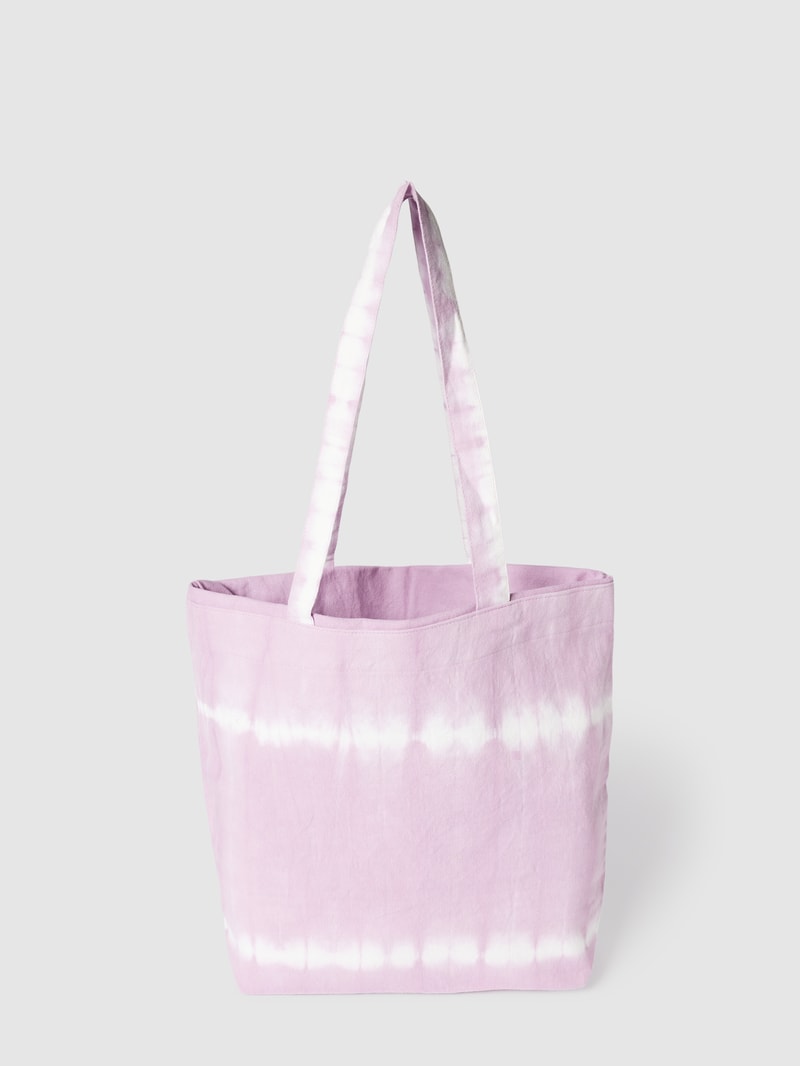 Shopper in Batik-Optik in lila