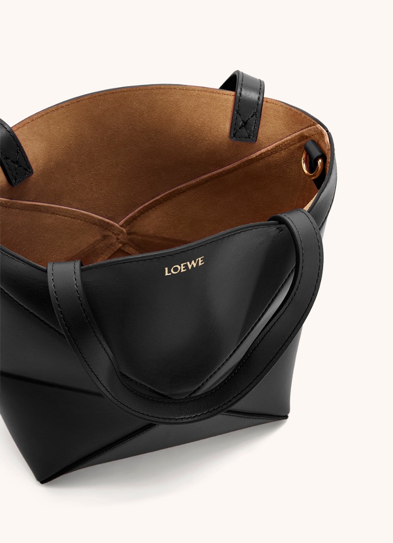LOEWE  Puzzle Fold mini shopper van kalfsleer
