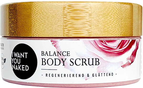 I Want You Naked Balance Rose & Johanniskraut-Öl Körperpeeling