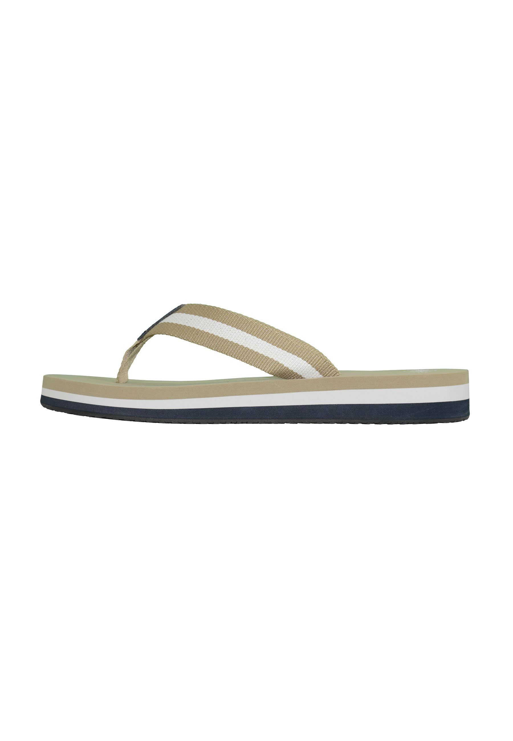 MADSea Summertime Badepantolette Zehentrenner mit kleinem Keilabsatz