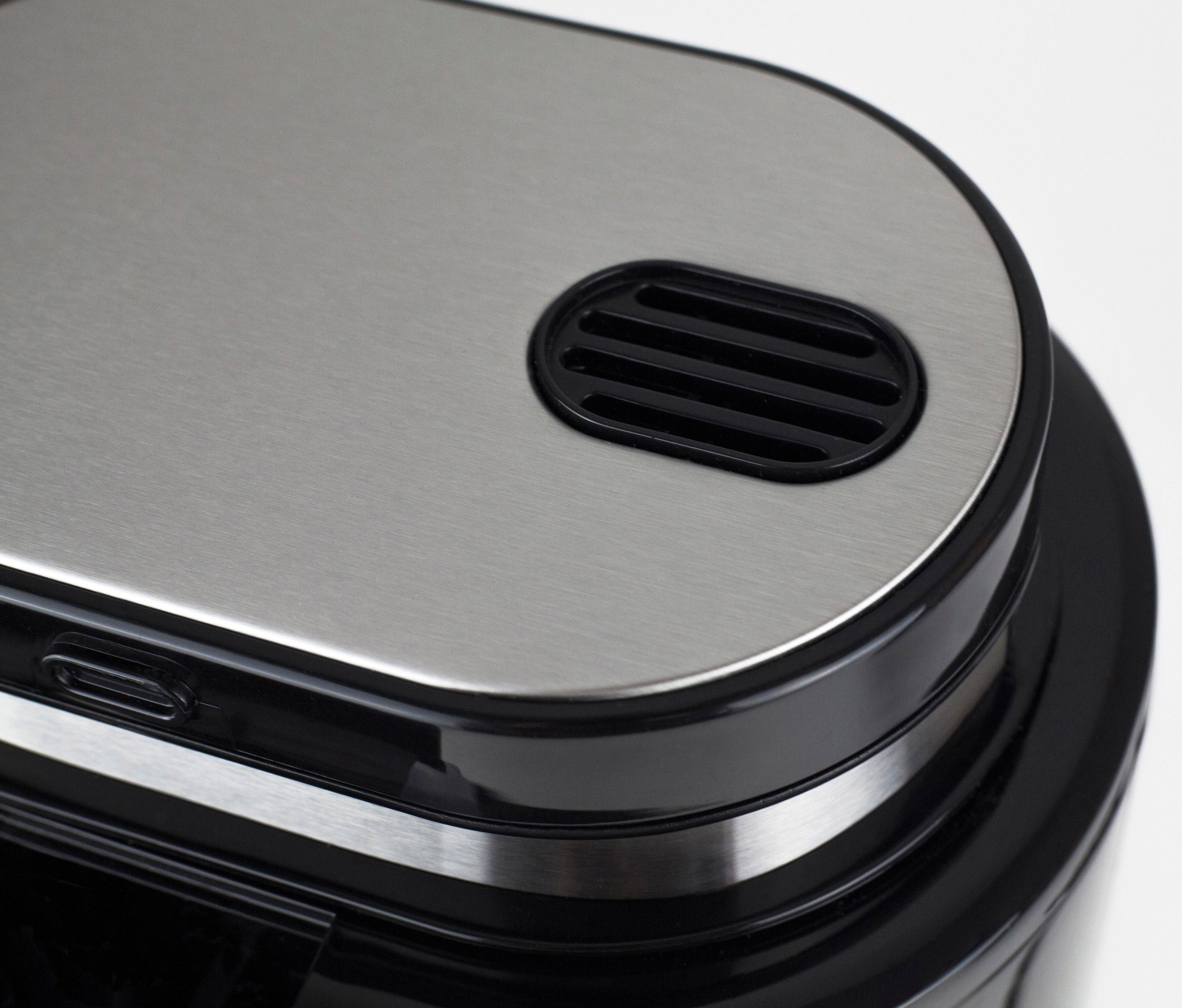 Caso Kaffeemaschine mit Mahlwerk 1848 Coffee Compact electronic, Permanentfilter
