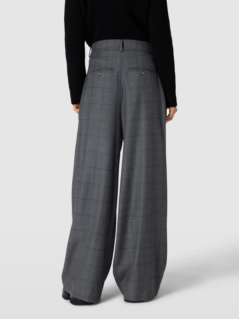 Hose mit Allover-Muster Modell 'MAESA' in anthrazit