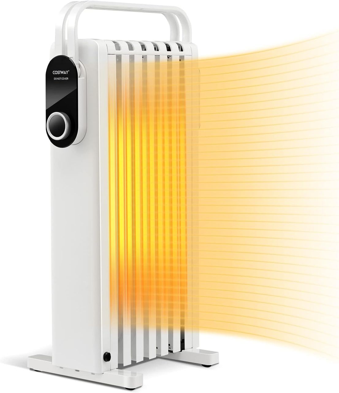 Costway 1500W Ölradiator 7 Rippen Heizkörper 5-35