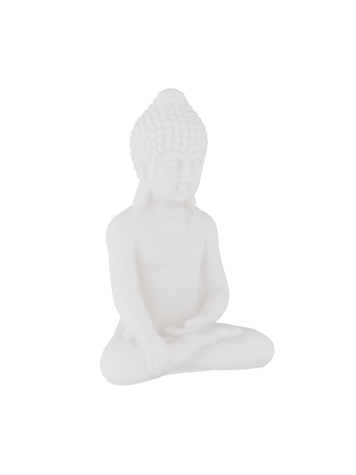 relaxdays Buddha-Figur in Weiß - (H)17 cm günstig kaufen onesize