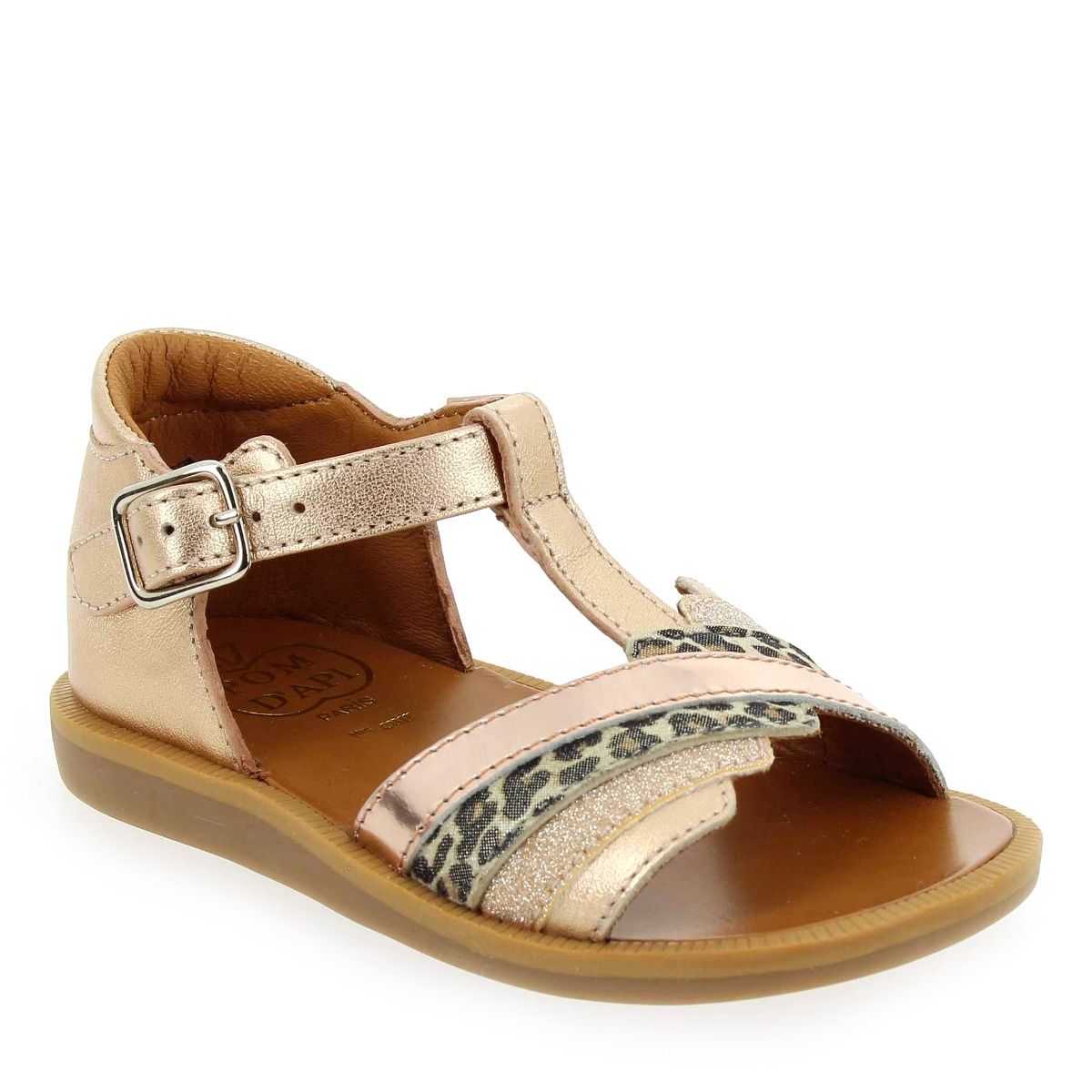 Pom d'api  POPPY SLIDE - Rose Multi