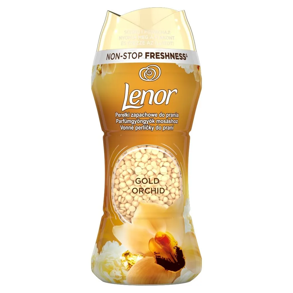 Lenor Unstoppables auksinių orchidėjų kvapo perlai