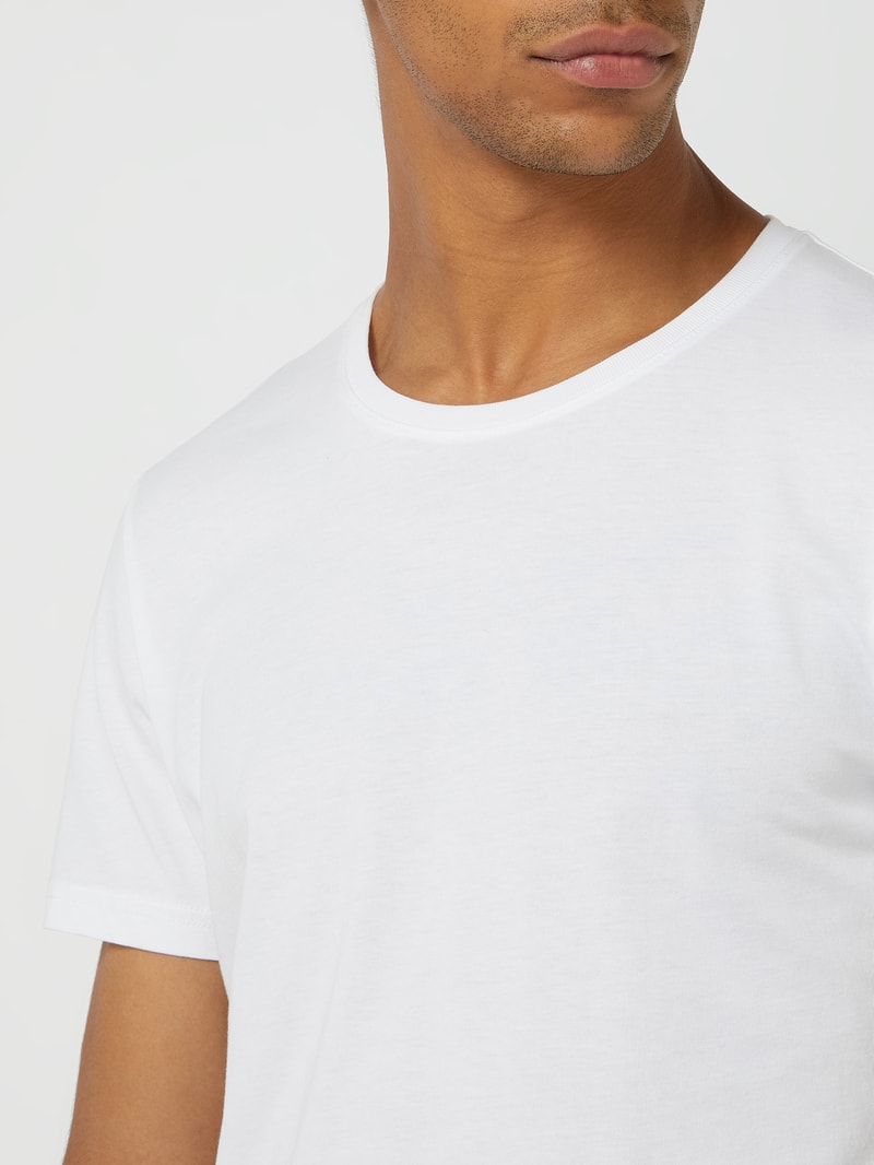 T-Shirt aus Baumwolle im 2er-Pack in weiß