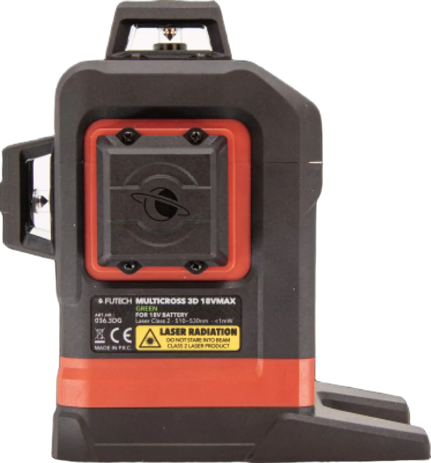 Laser cu linii în cruce fără fir Futech 036.3DG-G Multicross 3D pentru podea, inclusiv trepied în husă