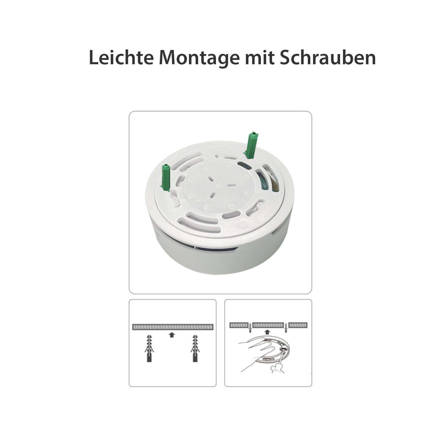 XCOAST SMART HOME 85dB WLAN Rauchmelder (INNEN, WEISS, ALARMBENACHRICHTIGUNG AUF DAS HANDY, KEIN HUB NÖTIG, SMART LIFE APP STEUERUNG, 5 JAHRE BATTERIELAUFZEIT)