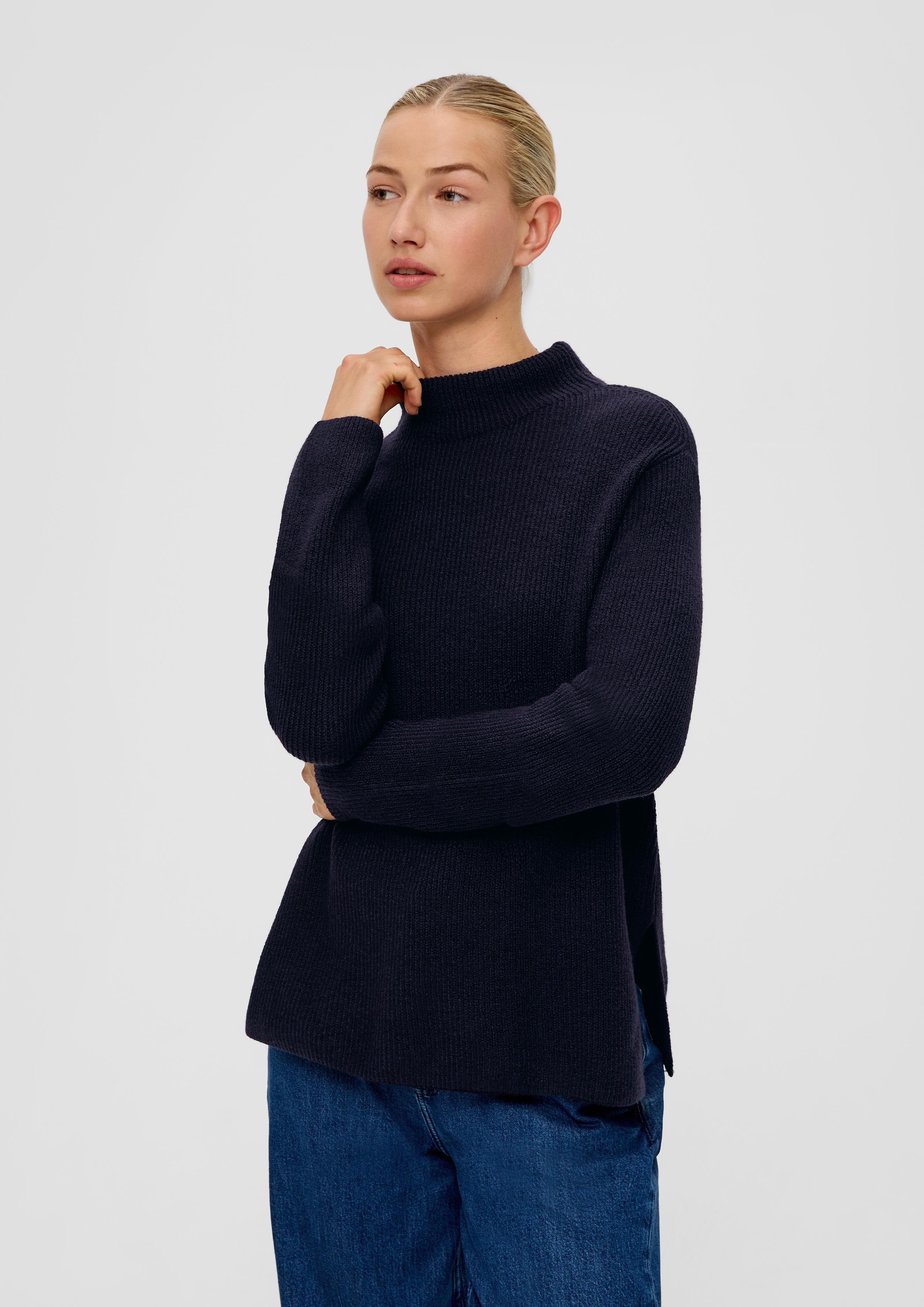 Strickpullover mit Stehkragen  2137202-5959