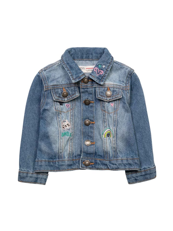 Minoti Jeansjacke Purrfect 3 in blau günstig kaufen 74/80