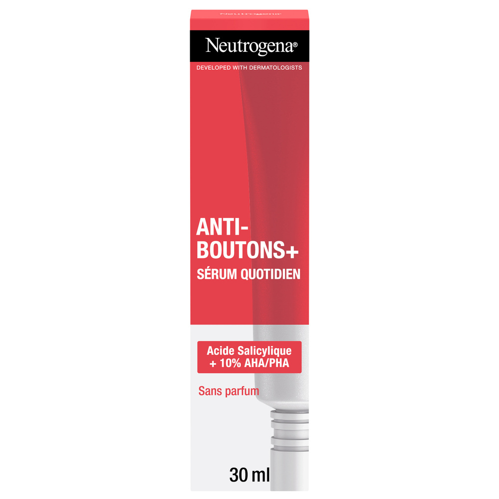 neutrogena Neutrogena Anti-boutons + Sérum Quotidien, Acide Salicylique, 1 Unité x 30 ml Sérum