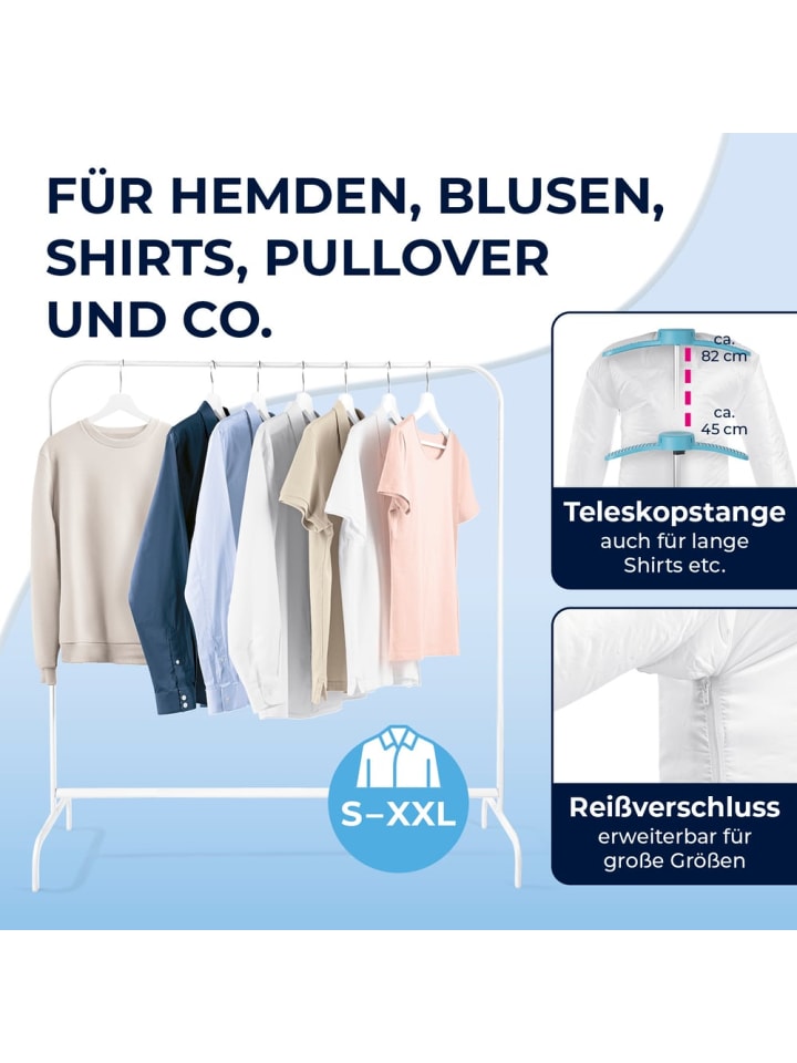 CLEANmaxx CLEANmaxx Bügler mit Timerfunktion für Hemden & Blusen - Blau günstig kaufen onesize