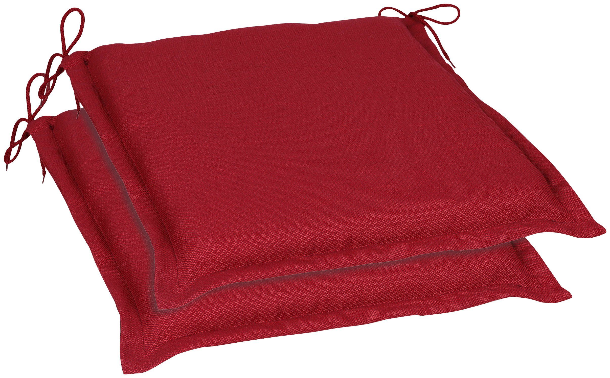 GO-DE Sitzkissen Dora, 2er Set, 45x47 cm