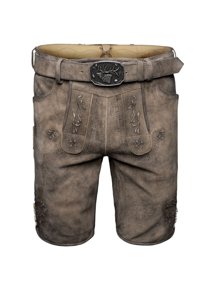 Spieth & Wensky Lederhose Erno in braun günstig kaufen