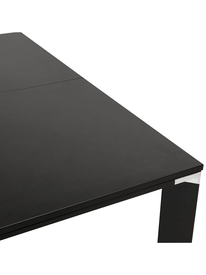 KADIMA DESIGN Schreibtisch Quadrat 140x140 cm Konferenztisch modern, Büromöbel in Schwarz günstig kaufen