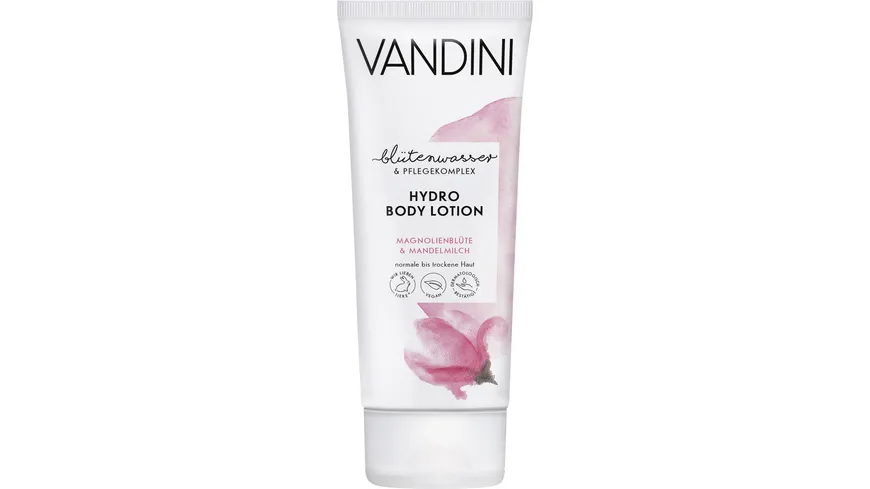VANDINI HYDRO Body Lotion Magnolienblüte & Mandelmilch Normale bis trockene Haut 200 ml 200 ml