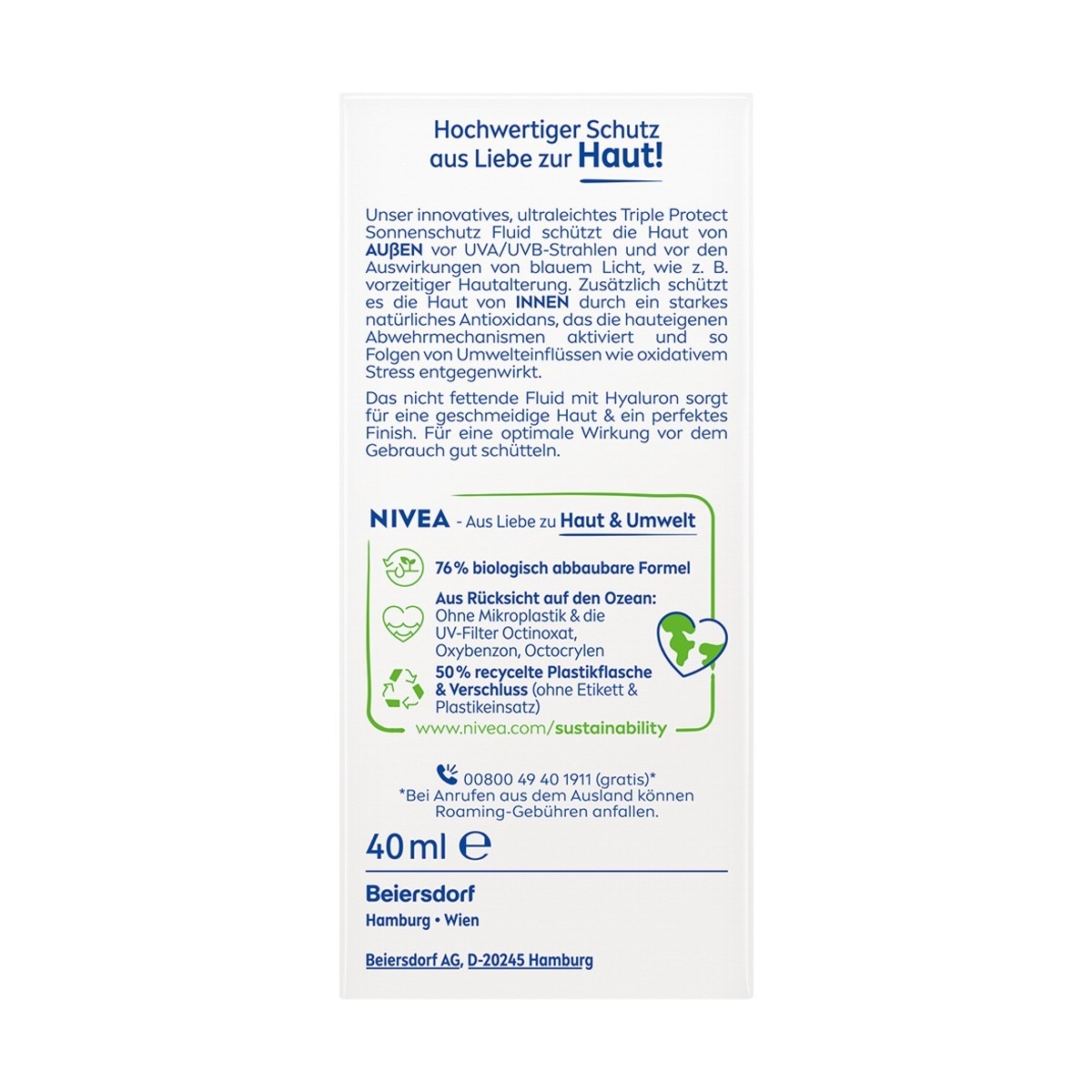 UV Gesicht Triple Protect Ultraleichtes Fluid
