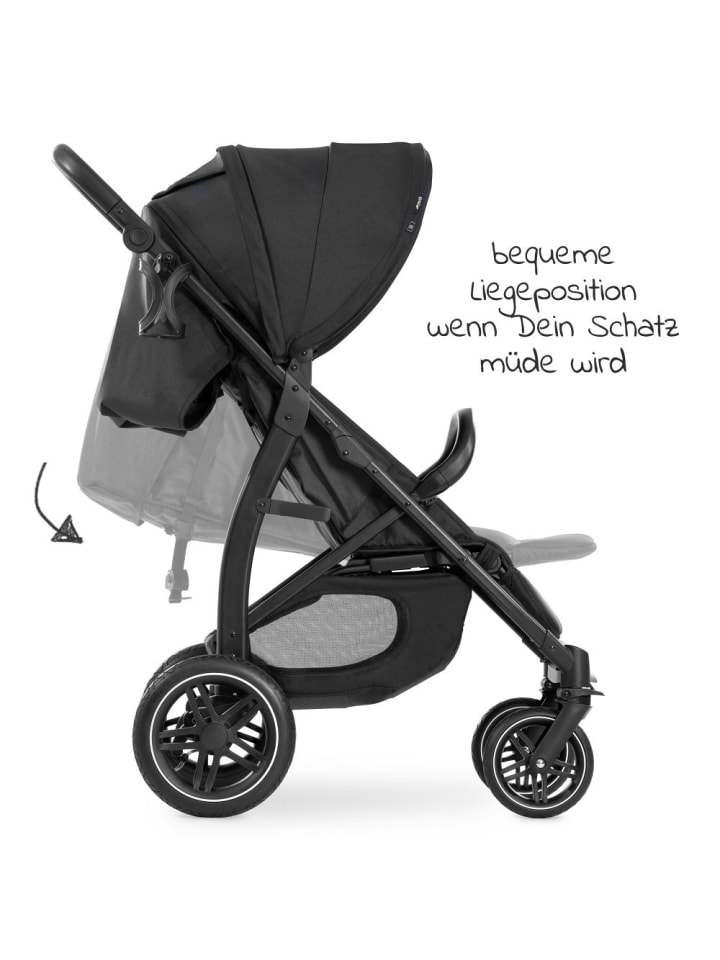 Hauck Buggy Rapid 4D AIR (bis 25 kg) - mit Luftreifen, in schwarz günstig kaufen onesize