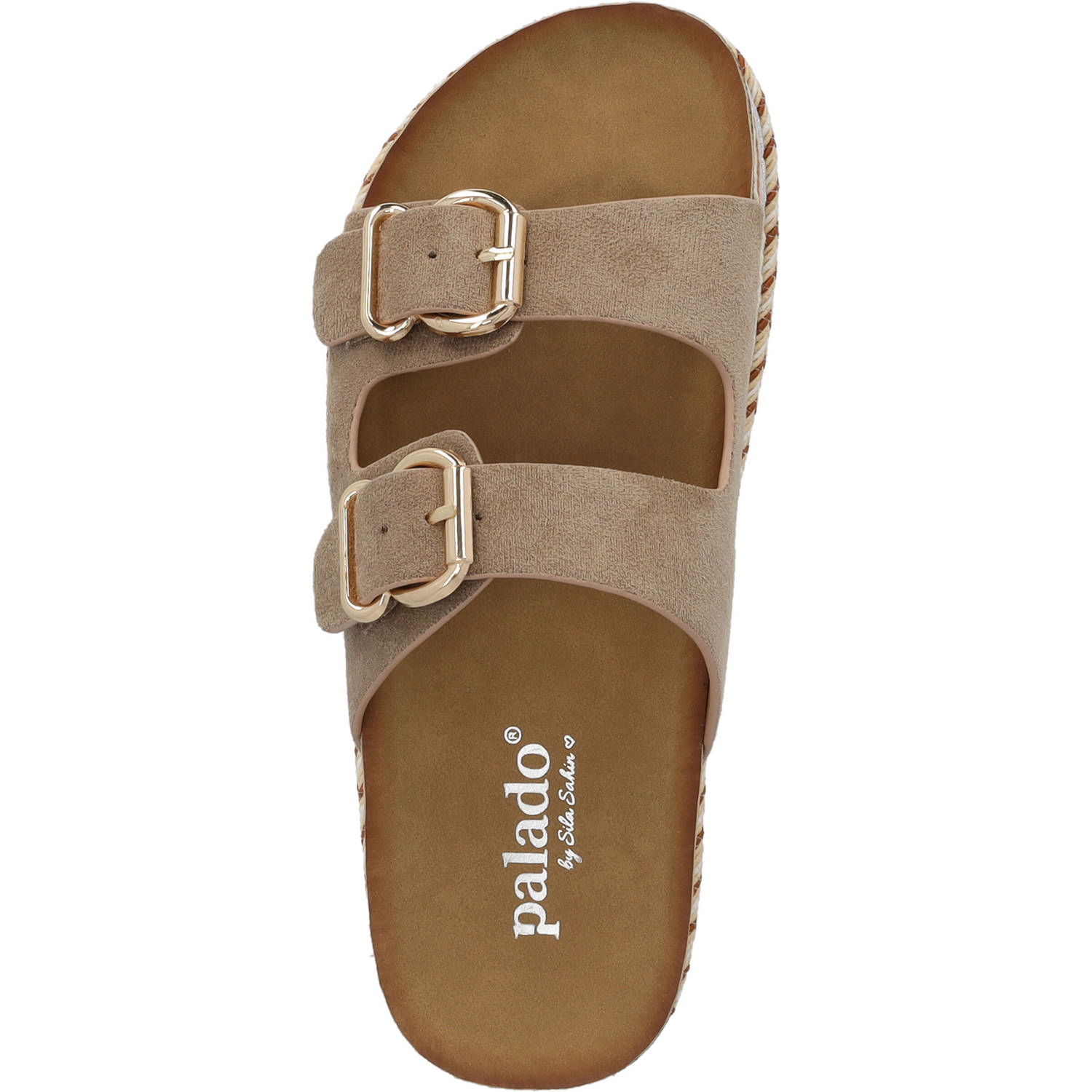 Palado Veast by Sila Sahin, Plateau-Pantoletten, Damen, Beige